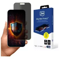 3MK Protection: Silky Matte Privacy Screen Protector for iPhone 17 Air (privacy effect)