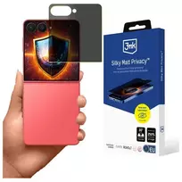 3MK Protection: Silky Matt Privacy Protective Film for Samsung Galaxy Z Flip 7 (F766) (Privacy Effect)