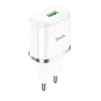 Hoco N3 travel charger | 18W | QC | USB-A | white