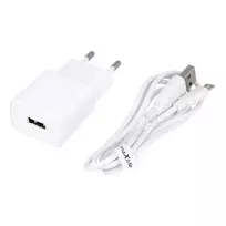 maXlife MXTC-01 travel charger | 5W | USB-A | with Micro USB cable included | white