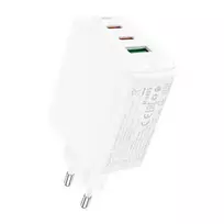 Acefast A41 travel charger | 65W | GaN | USB-C, USB-A | white