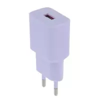 Setty LSIM-A-129 travel charger | 12W | USB-A | purple