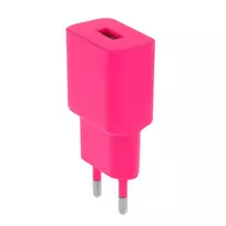 Setty LSIM-A-126 travel charger | 12W | USB-A | pink