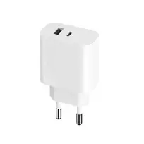 maXlife MXTC-06 travel charger | 30W | PD, QC | USB-C, USB-A | white