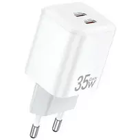 AWEI PD65-EU travel charger | 35W | GaN, PD | USB-C | white