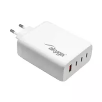 AKYGA AK-CH-24 travel charger | 140W | PD, GaN | USB-C, USB-A | white