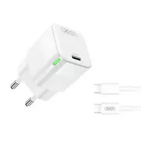 XO CE06 travel charger | 30W | USB-C | includes USB-C to USB-C cable