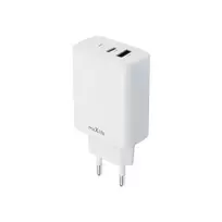 maXlife MXTC-10-20AC travel charger | 20W | PD, QC | USB-C, USB-A | white