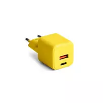 Colorum CLS30-AC-05 travel charger | 30W | PD | USB-A, USB-C | yellow