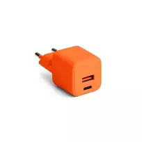 Colorum CLS30-AC-10 travel charger | 30W | PD | USB-A, USB-C | orange