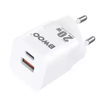 BWOO CDA156 travel charger | 20W | PD, QC | USB-C, USB-A