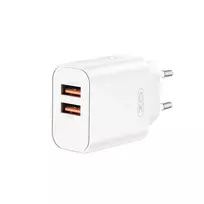 XO wall charger CE34 | Travel charger | 2x USB 2.4A | White