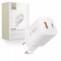 Tech-Protect NCM33W 2-port travel charger | 33W | PD | USB-C | white
