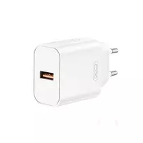 XO CE33 travel charger | 18W | QC | USB, white