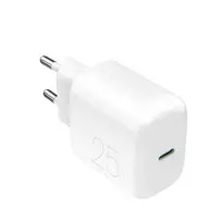 PURO Prolite daily travel charger | 25W | USB-C | Power Delivery | White
