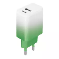 Setty uSB charger + USB-C 20W LSIG-AC-20 mint-white gradient