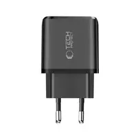 Tech-Protect NCA20 travel charger | 20W | PD, QC | USB-A, USB-C | black