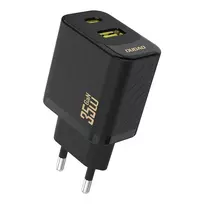Dudao A27 MaxC travel charger | 35W | PD, GaN | USB-C, USB-A | black