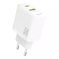 Dudao A27 MaxC travel charger | 35W | PD, GaN | USB-C, USB-A | white