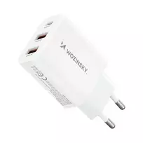Wozinsky CWCUCW travel charger | 30W | USB-C, USB-A | white