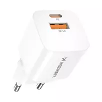 Wozinsky CMCWCW travel charger | 20W | USB-C, USB-A | white