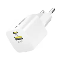 Wozinsky WWCEAC travel charger | 33W | GaN | USB-A, USB-C | white
