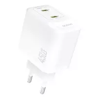 Dudao A28PEU travel charger | 45W | PD, GaN | USB-C | white
