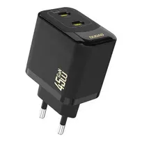 Dudao A28PEU PD 45W GaN Wall Charger - 2xUSB - Black