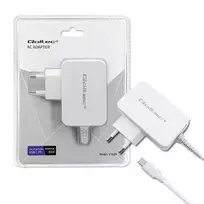 Qoltec Travel charger | 65W | PD | USB-C | white
