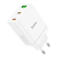 Hoco N33 travel charger | 35W | PD, QC, PPS | USB-C, USB-A | white