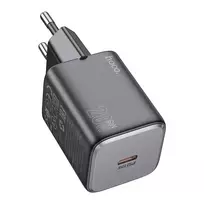 Hoco N40 travel charger | 20W | PD, QC | USB-C | black