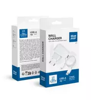 Blue Star Lite TFK-TC-1095B travel charger | 5W | USB-A, Lightning | with USB-A to Lightning cable included | white