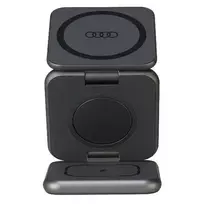 Audi Big Logo 3-in-1 wireless charger | Qi | gray