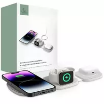 Tech-Protect QI15W-A32 3-in-1 wireless charger | Qi | MagSafe compatible | 15W | gray