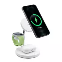 Puro Elektrik Mag Station 3-in-1 wireless charger | Qi | MagSafe compatible | white