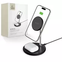 Tech-Protect QI15W-A39 2-in-1 wireless charger | Qi | MagSafe compatible | 15W | black
