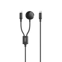 XO wireless inductive charger CX030 black for Apple Watch with USB-C to USB-C cable