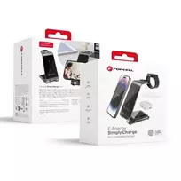 Forcell F-Energy Simply Charge 3-in-1 wireless charger | Qi | 15W | gray