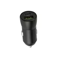 maXlife MXCC-04 car charger | 20W | PD, QC | USB-C, USB-A | black