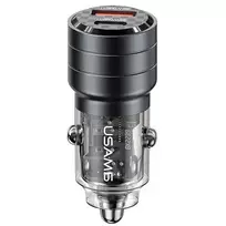 USAMS C36 CC176 car charger | 95W | USB-C, USB-A | black