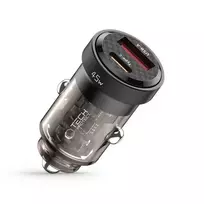 Tech-Protect CC45W car charger | 45W | PD, QC | USB-C, USB-A | black