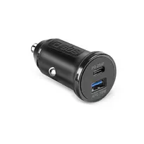 SBS TECRP25W car charger | 25W | USB-A, USB-C | black