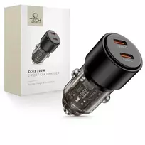 Tech-Protect CC03 car charger | 100W | PD | 2-port | black