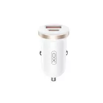 XO CC56 car charger | 30W | PD, QC | USB-A, USB-C | white