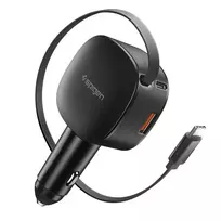 Spigen EV603BT Essential Car Charger | 60W | PD, QC | USB-A, USB-C | black