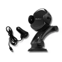 Qoltec Induction Wireless PRO Car Charger with IR Sensors | 15W | QC 3.0 | USB Type-C