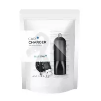 Blue Star car charger | 10W | USB-A, Micro USB | with USB-A to Micro USB cable included | black