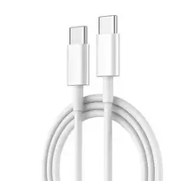 Goodbuy data transfer and charging cable | USB-C to USB-C | 18W | 1m | white