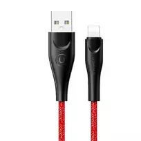 USAMS SJ397USB02 data transfer and charging cable | USB-A to Lightning | 10W | 3m | red