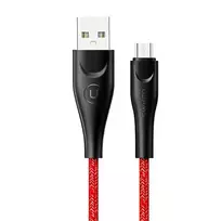 USAMS U41 SJ399USB02 data transfer and charging cable | USB-A to Micro USB | 10W | 3m | red